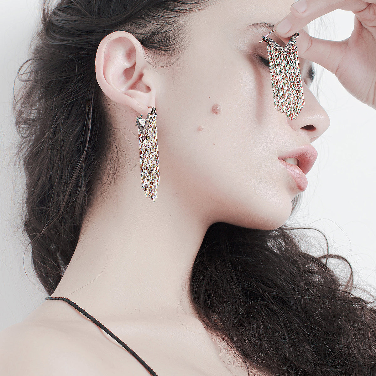 Raining Links Earrings