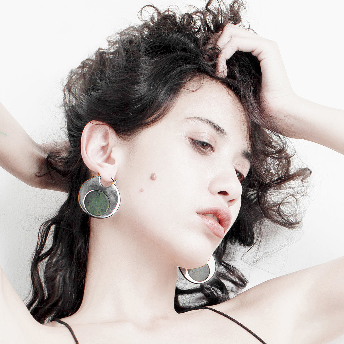 A Circle in Time Earrings