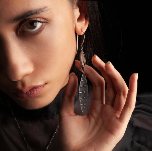 Internal Pyramids Earrings