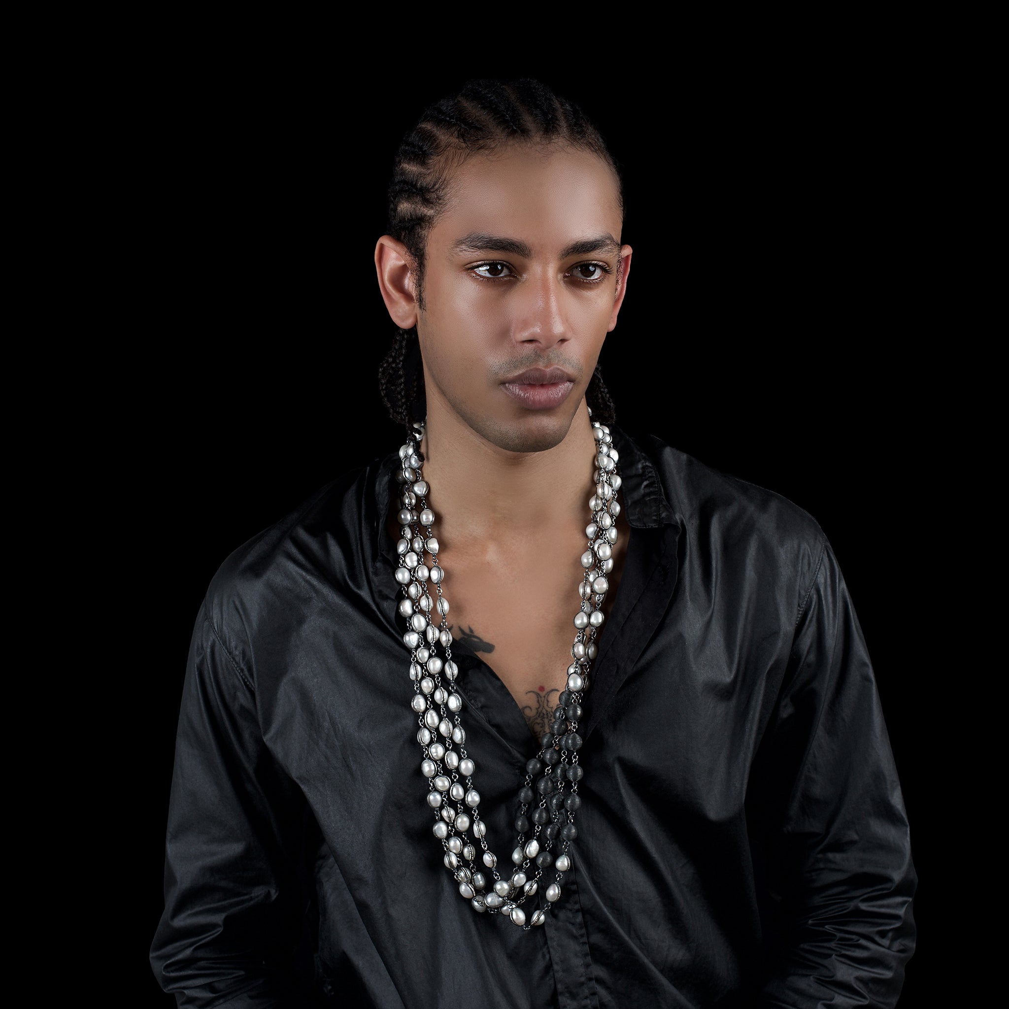 Uninterrupted Pearls Necklace